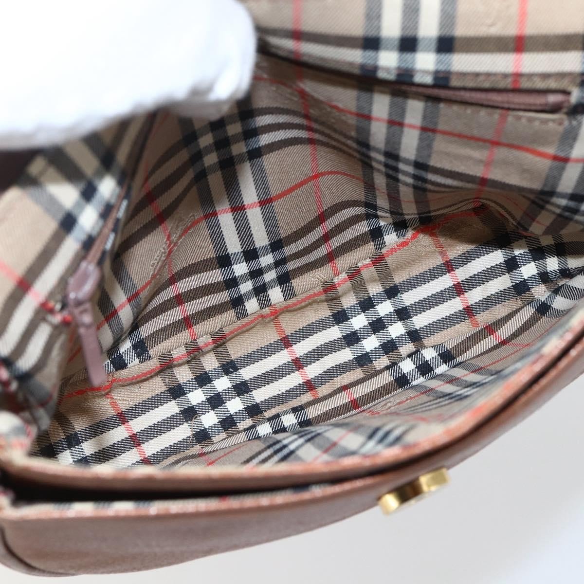 Burberry Vintage Vintage Check Coated Canvas Small