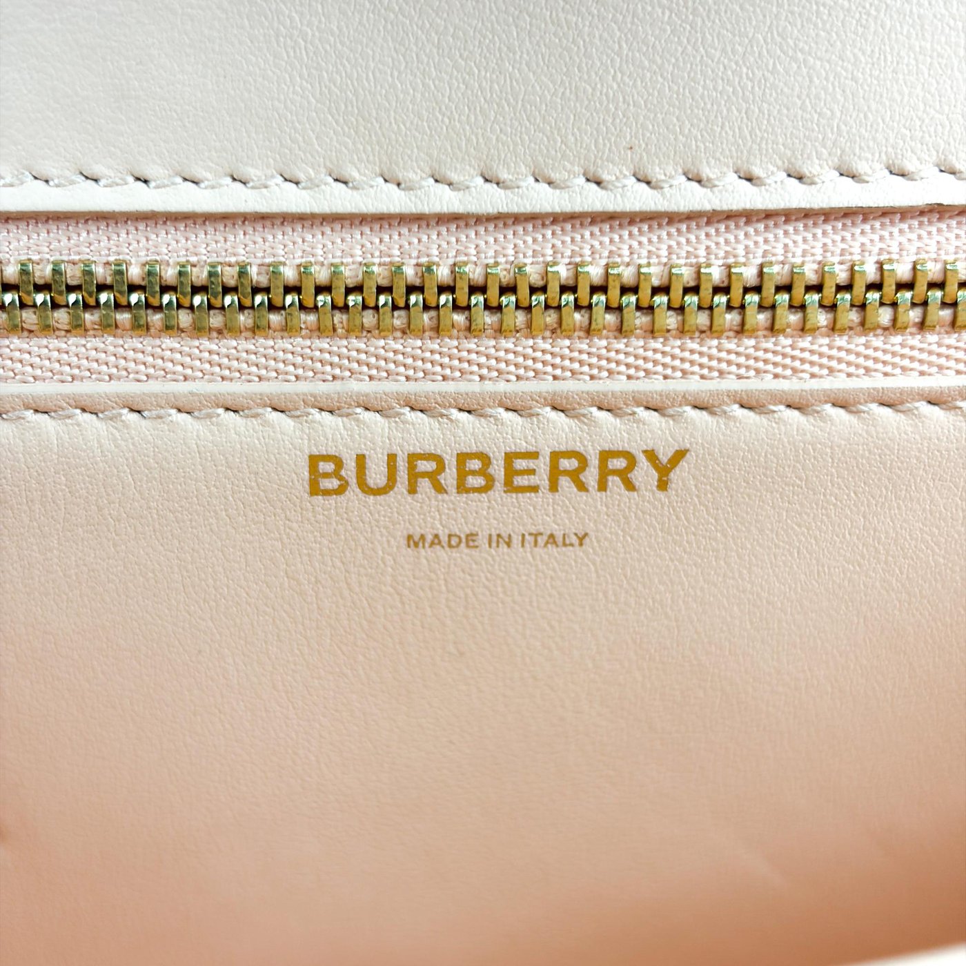 Burberry TB Shoulder Bag Leather Small