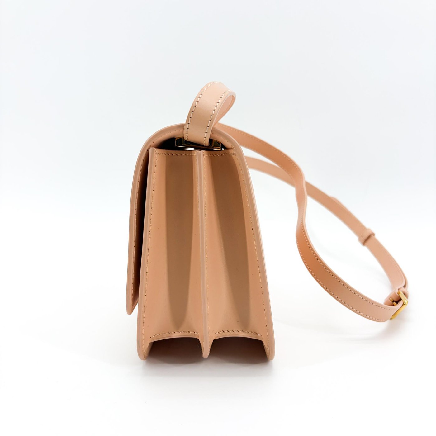 Burberry TB Shoulder Bag Leather Small