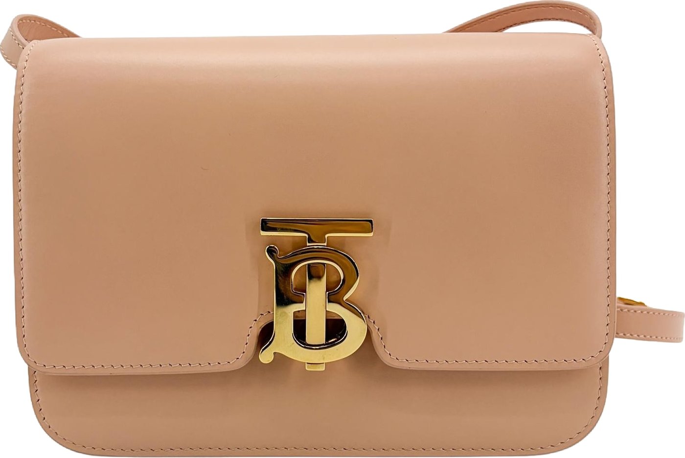 Burberry TB Shoulder Bag Leather Small