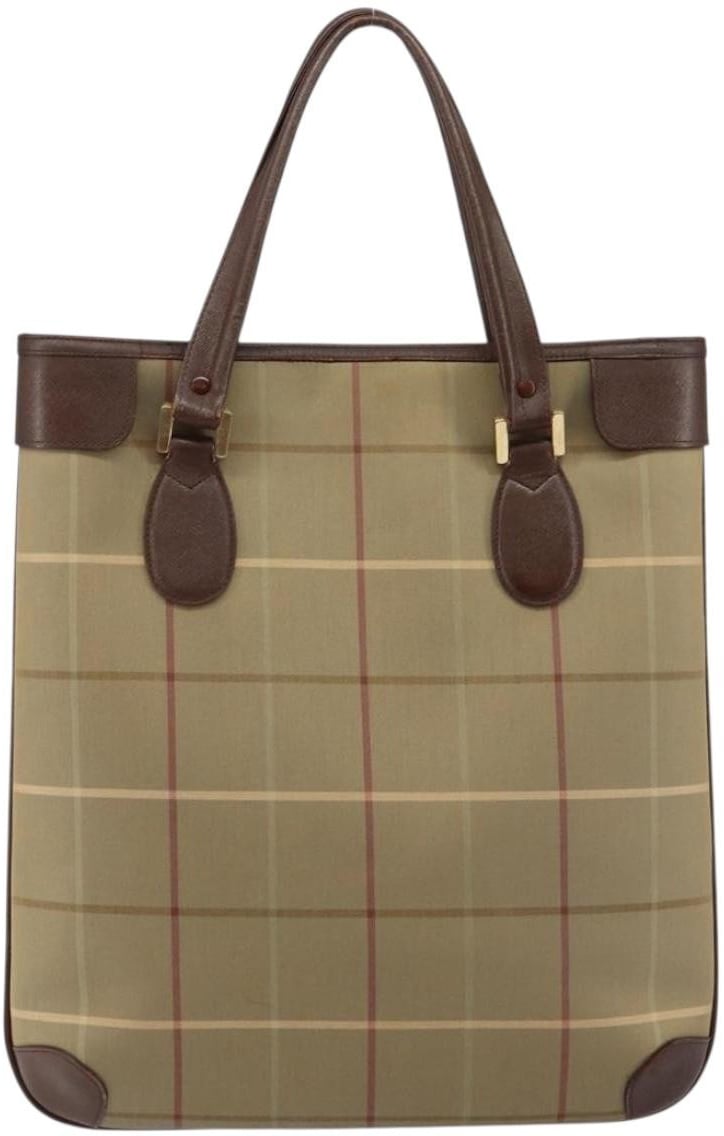 Burberry Nova Check Tote canvas check pattern Small