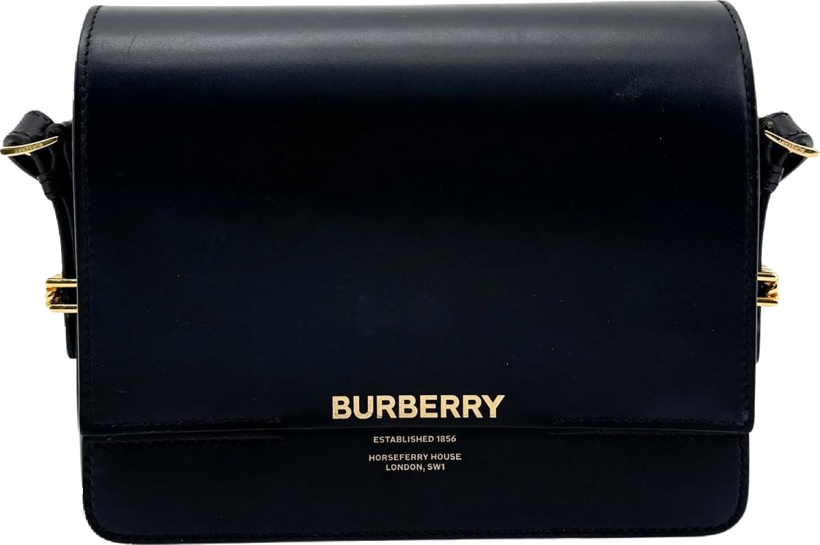Burberry Grace Flap Horseferry Printed Leather Small