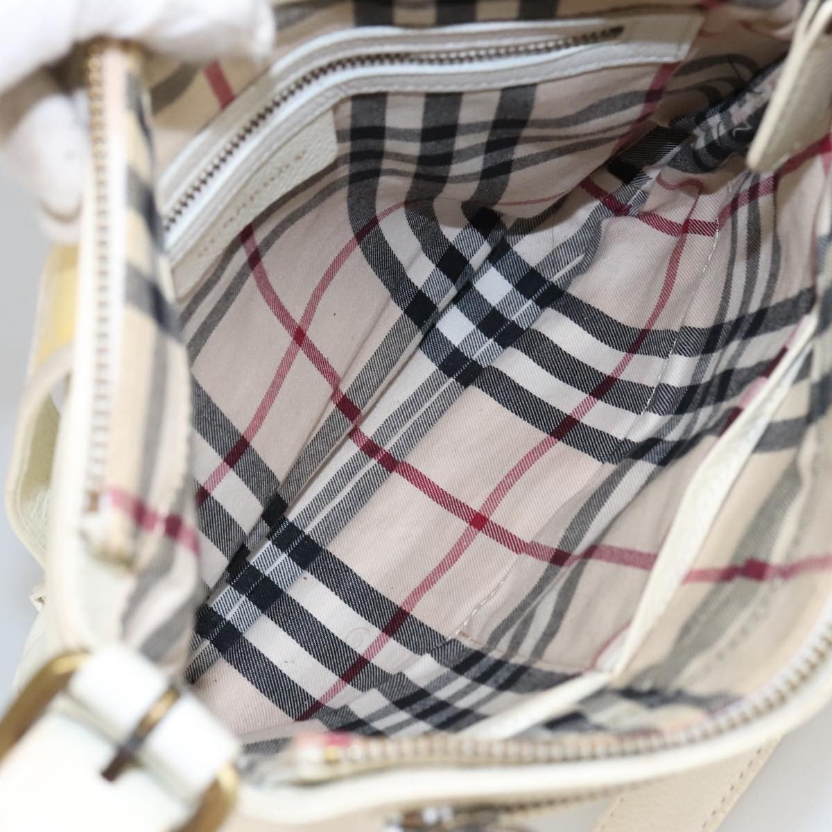 Burberry Vintage Vintage Check Coated Canvas Small