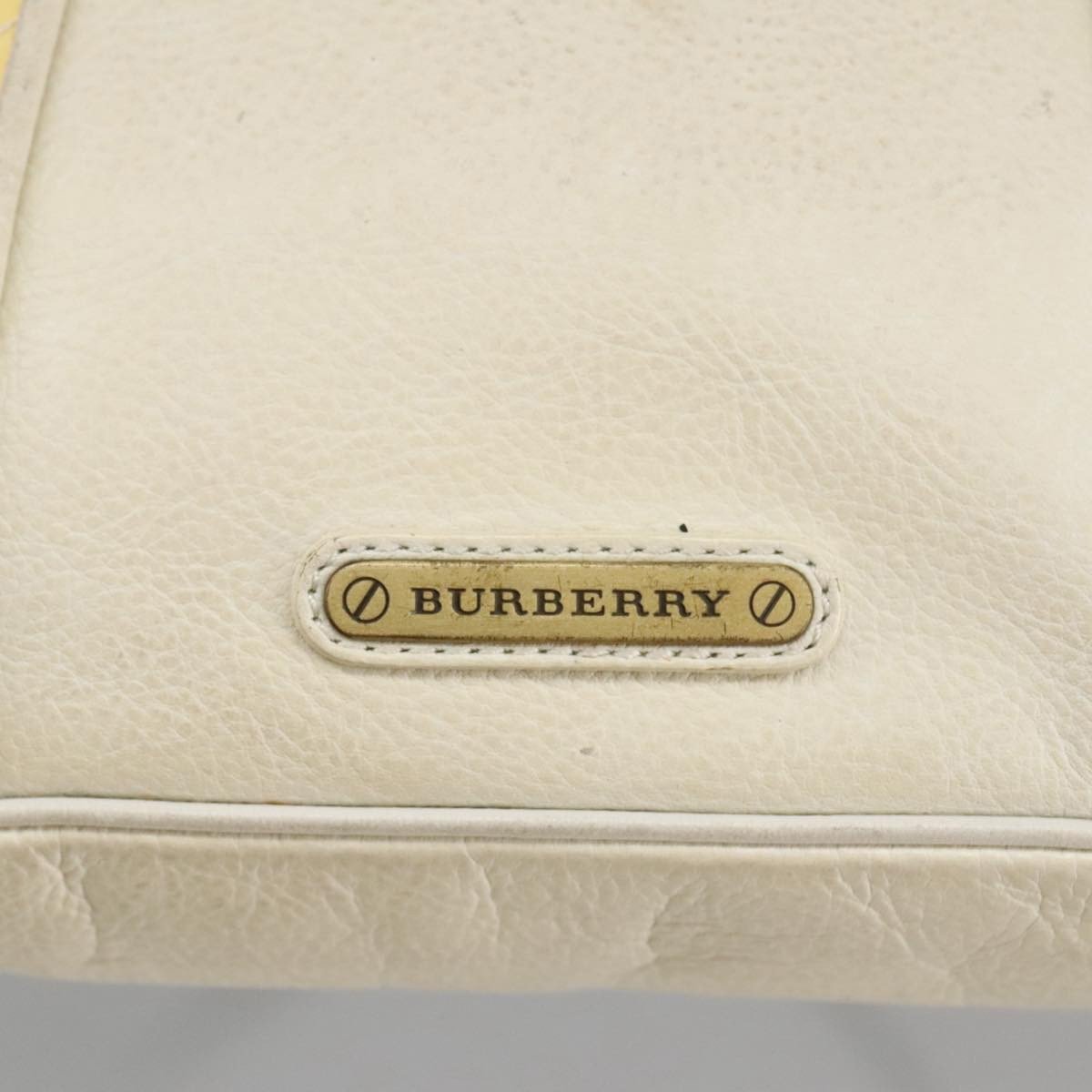 Burberry Vintage Vintage Check Coated Canvas Small