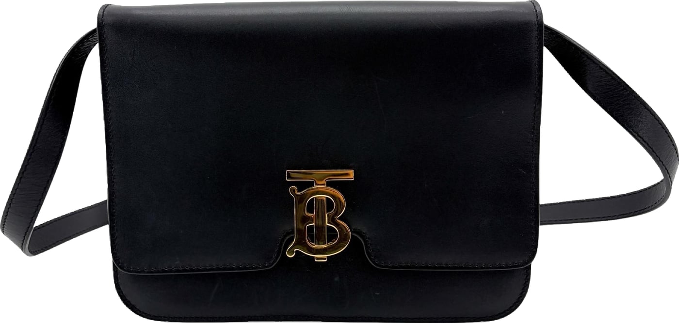 Burberry TB Shoulder Bag Leather Small