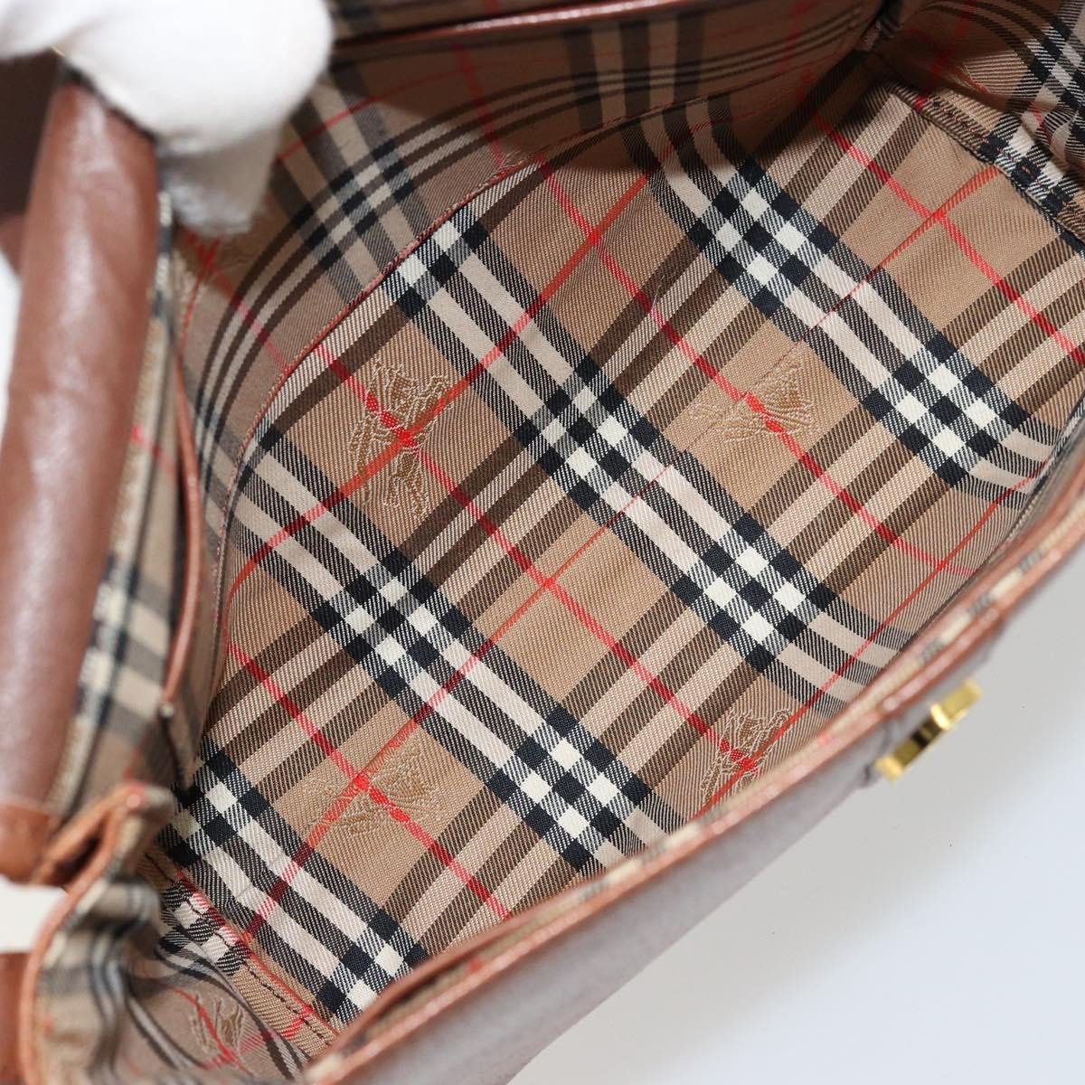 Burberry Vintage Flap Haymarket Coated Canvas Small