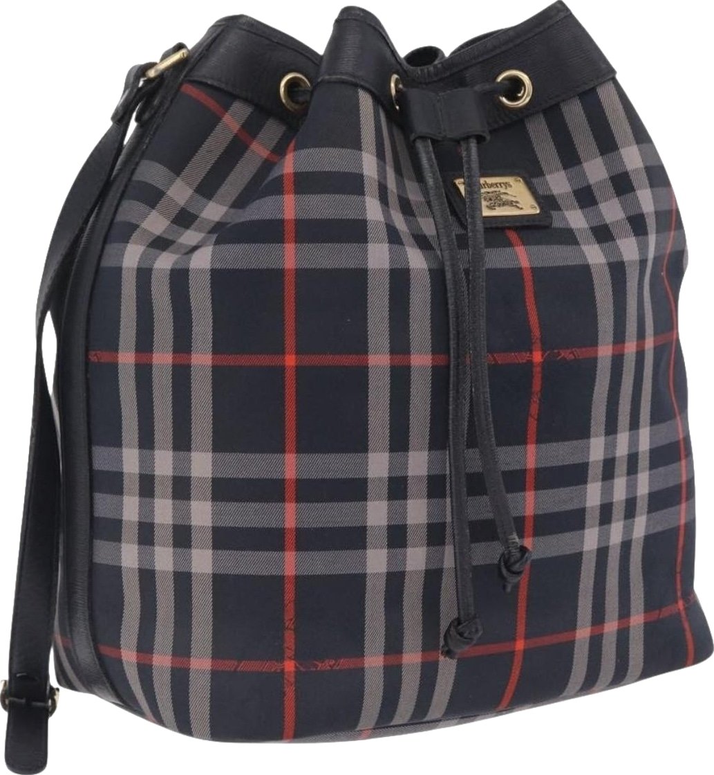 Burberry Nova Check Shoulder Bag Canvas