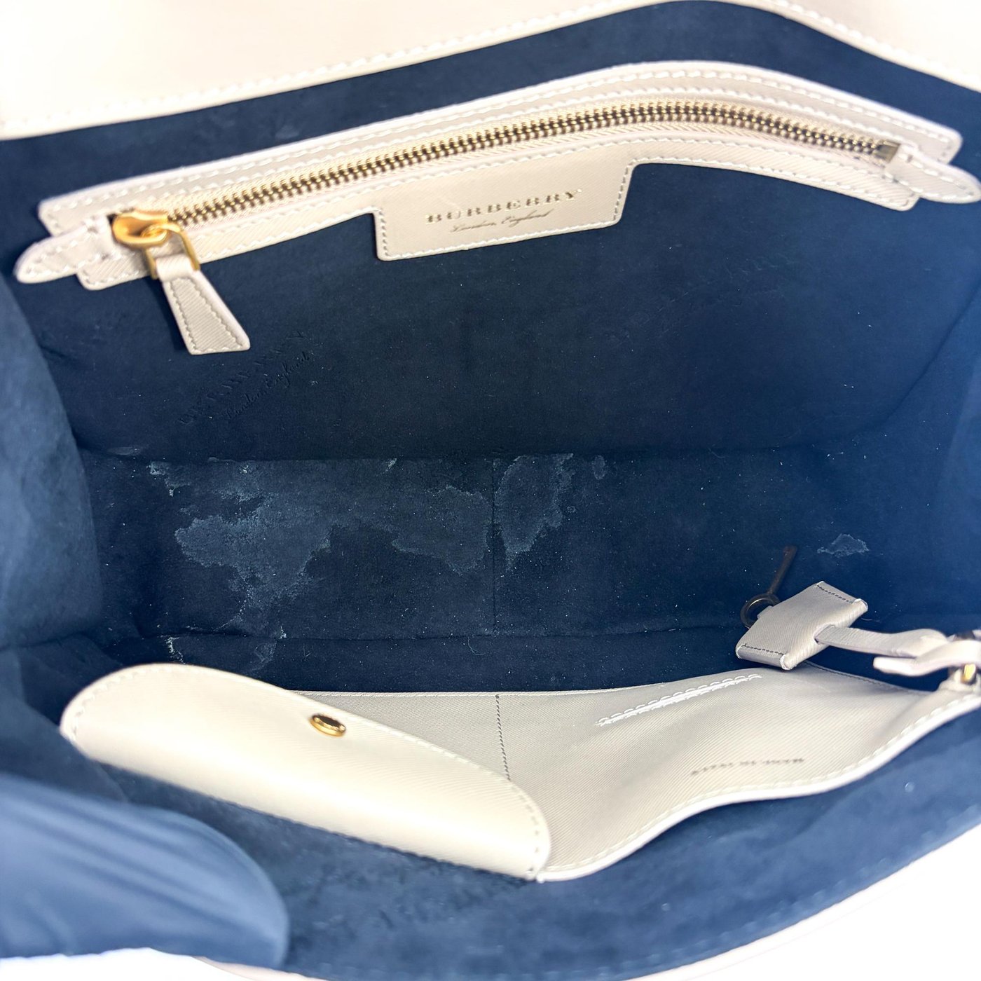 Burberry DK88 Top Handle Leather Medium