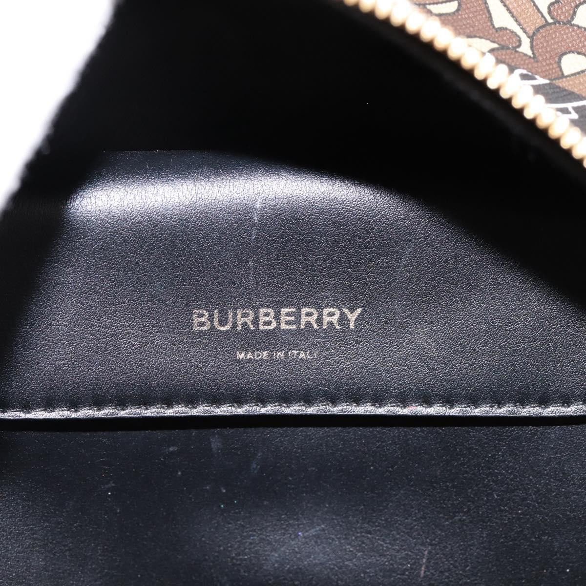 Burberry TB Half Cube Duffle Monogram Embossed Leather