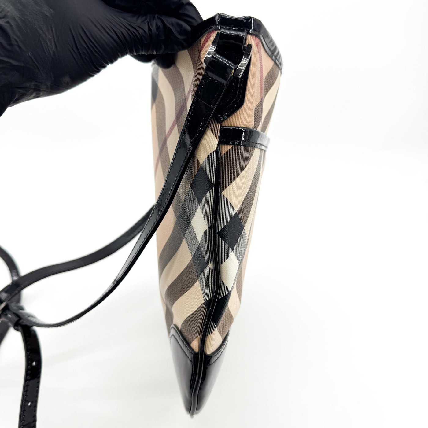 Burberry Dryden Nova Check Coated Canvas