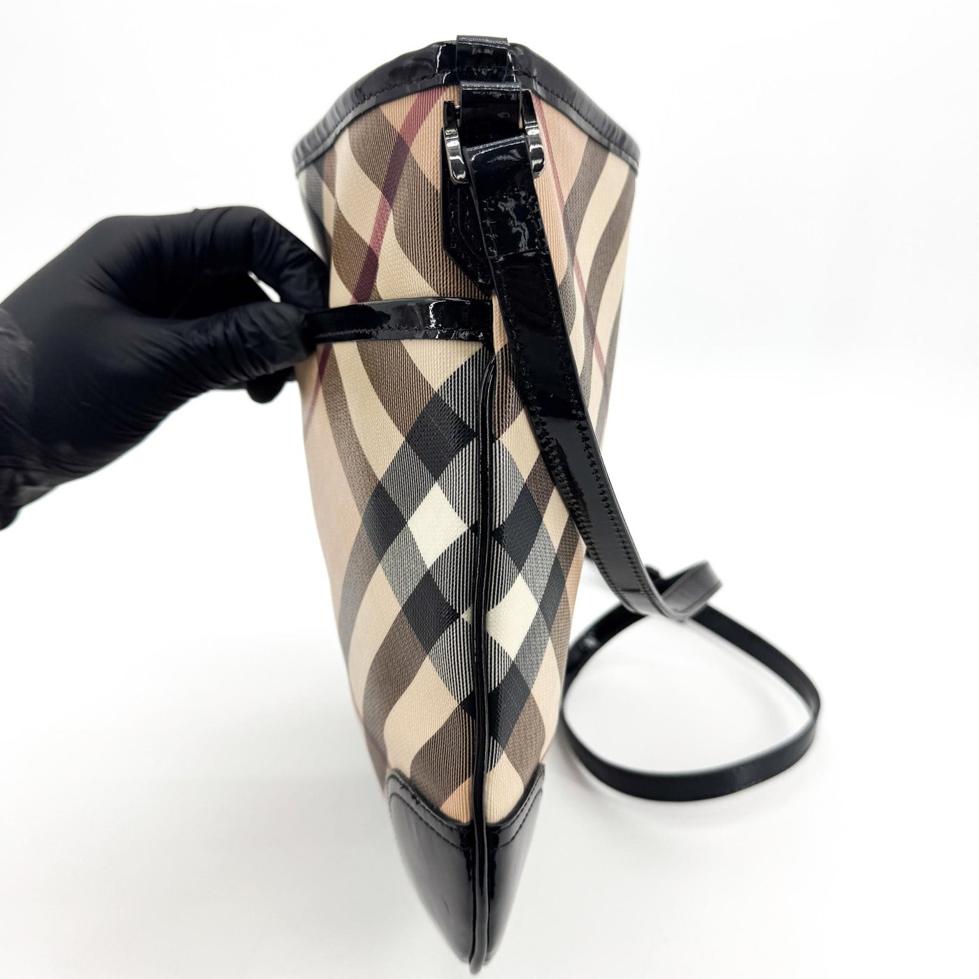 Burberry Dryden Nova Check Coated Canvas