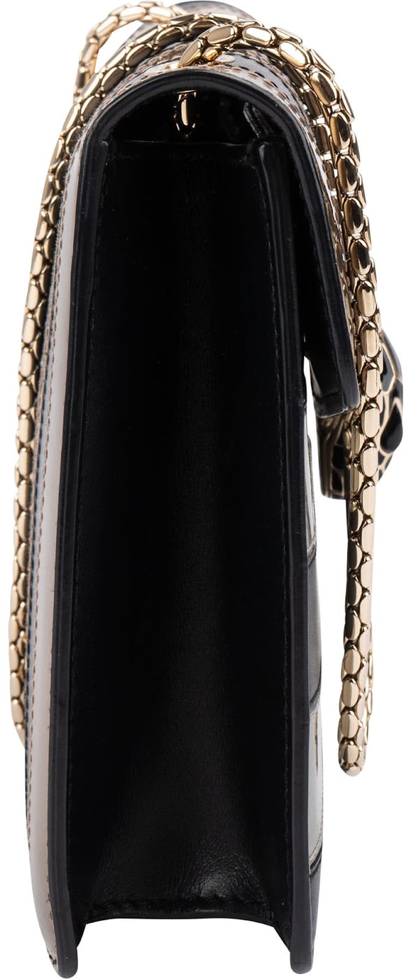 Bvlgari Serpenti Forever Striped Crossbody Bag