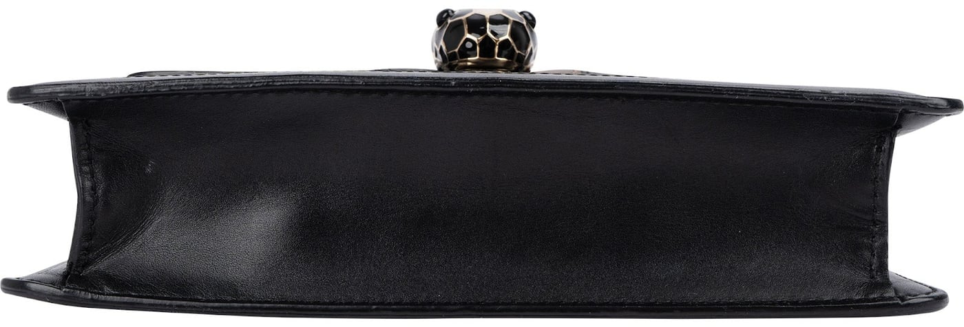 Bvlgari Serpenti Forever Striped Crossbody Bag