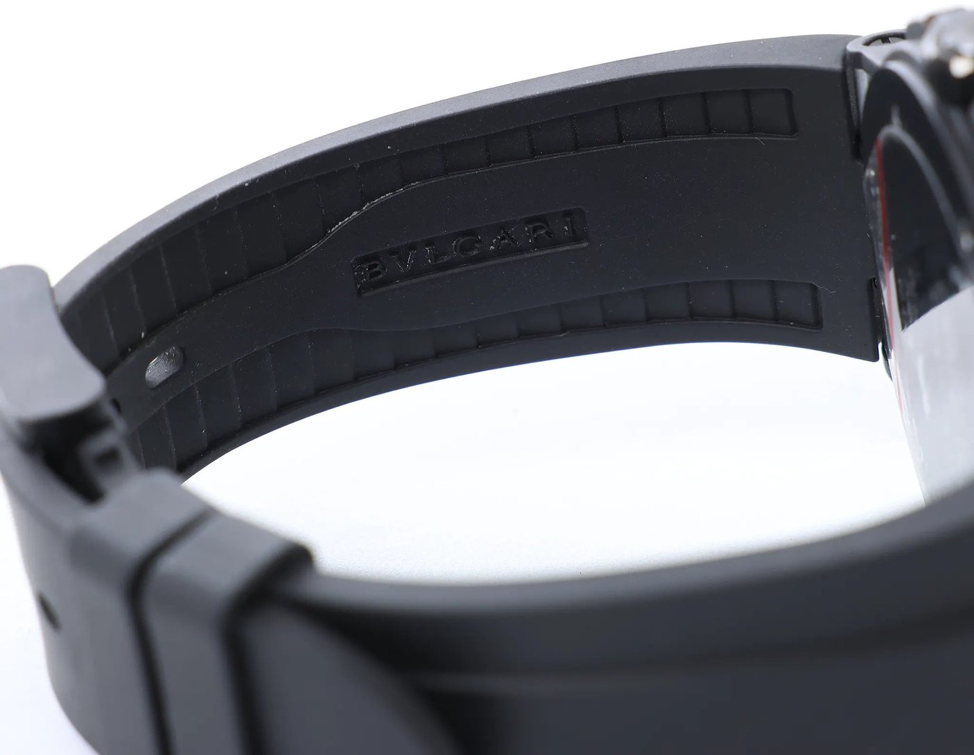 Bvlgari Diagono Magnesium DG42SMCCH PO02858 Magnesium & Rubber AT Watch with Silver Dial