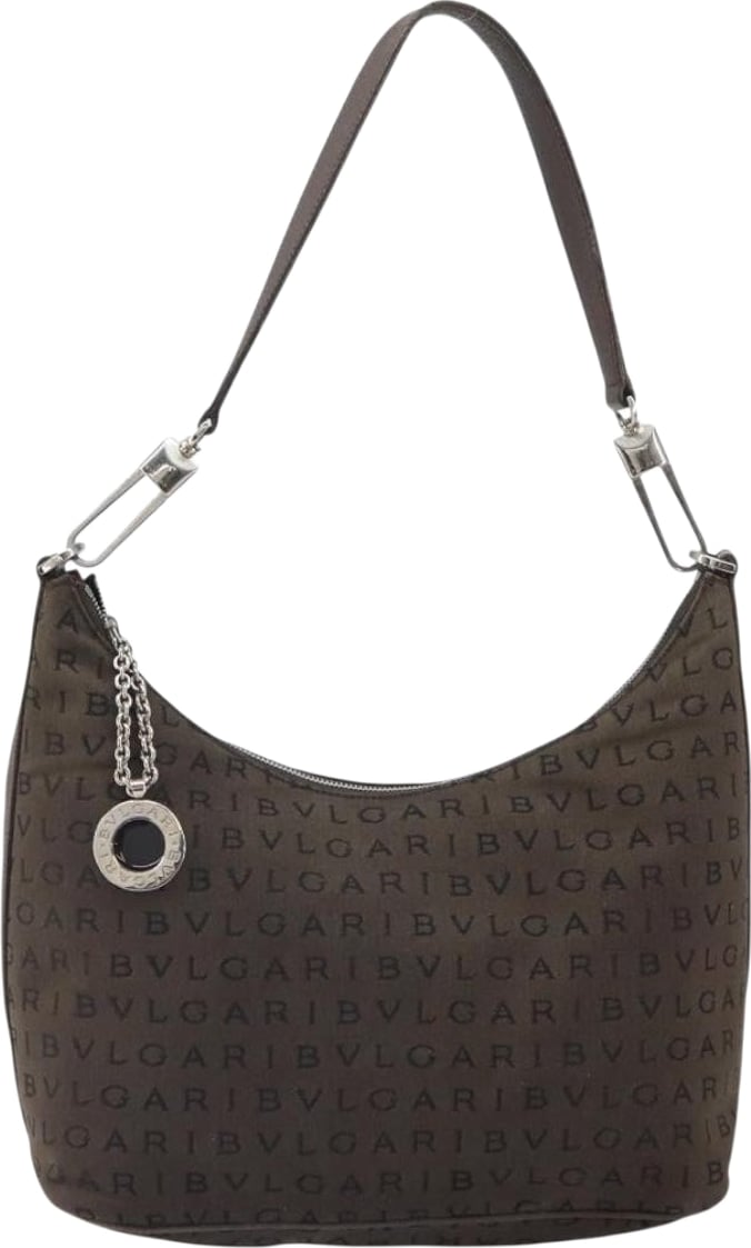 Bvlgari Logomania Canvas with Leather