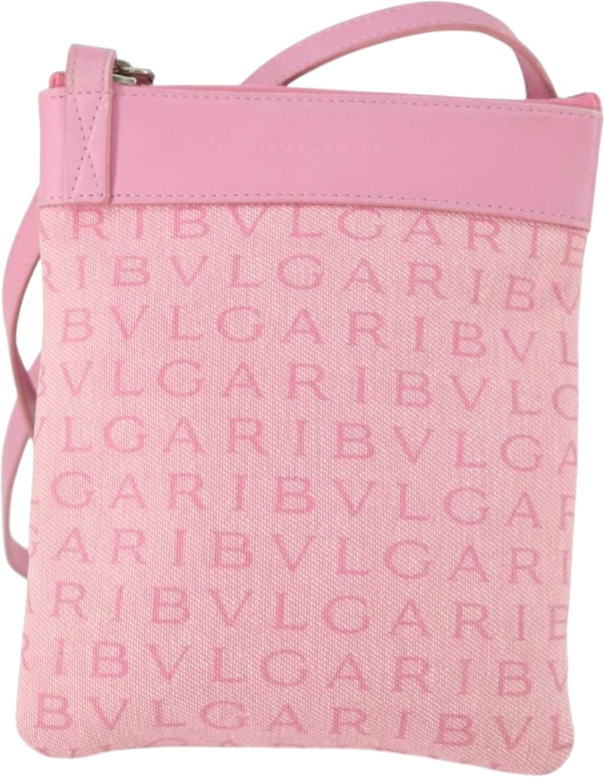Bvlgari Logomania Canvas with Leather