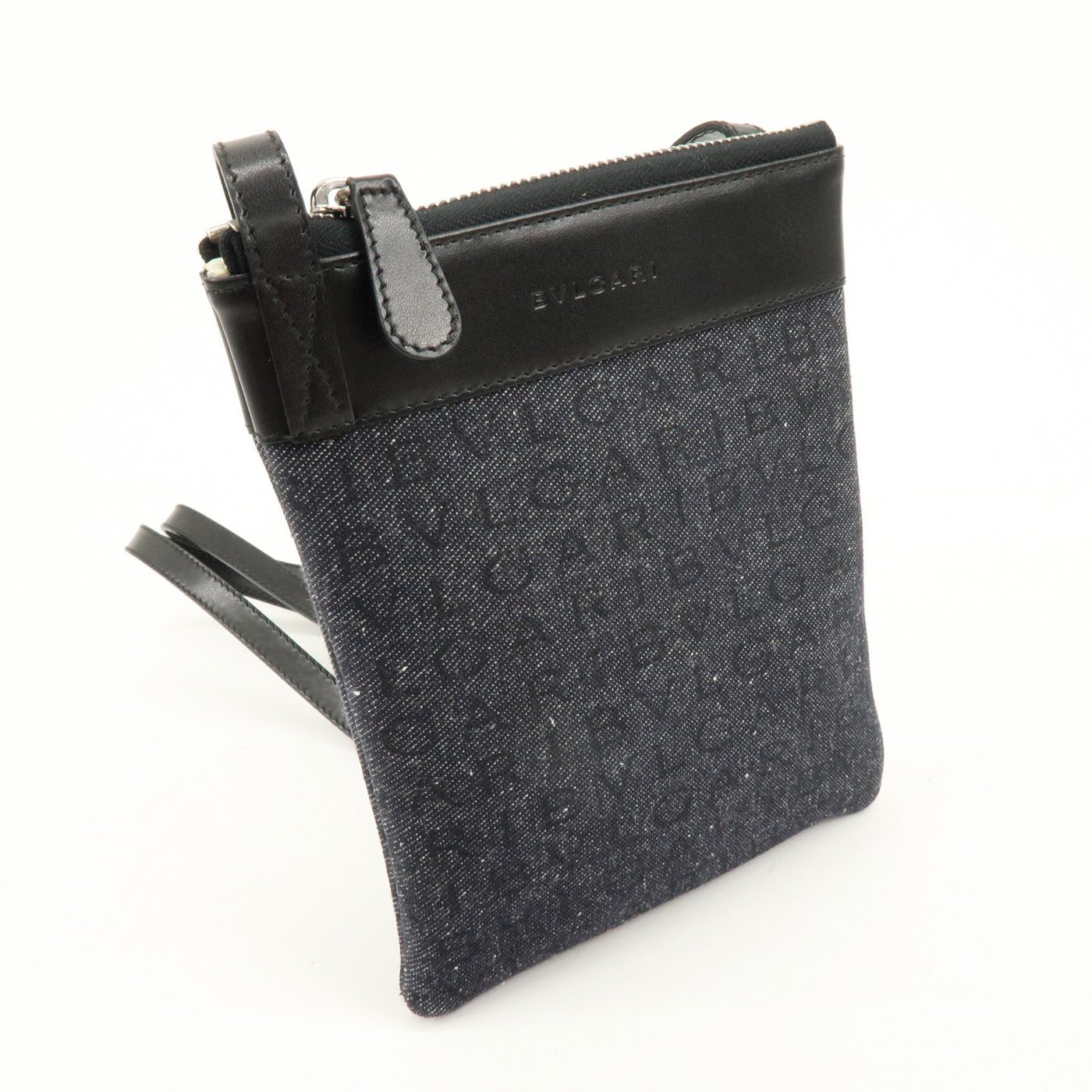 Bvlgari Logomania Canvas with Leather