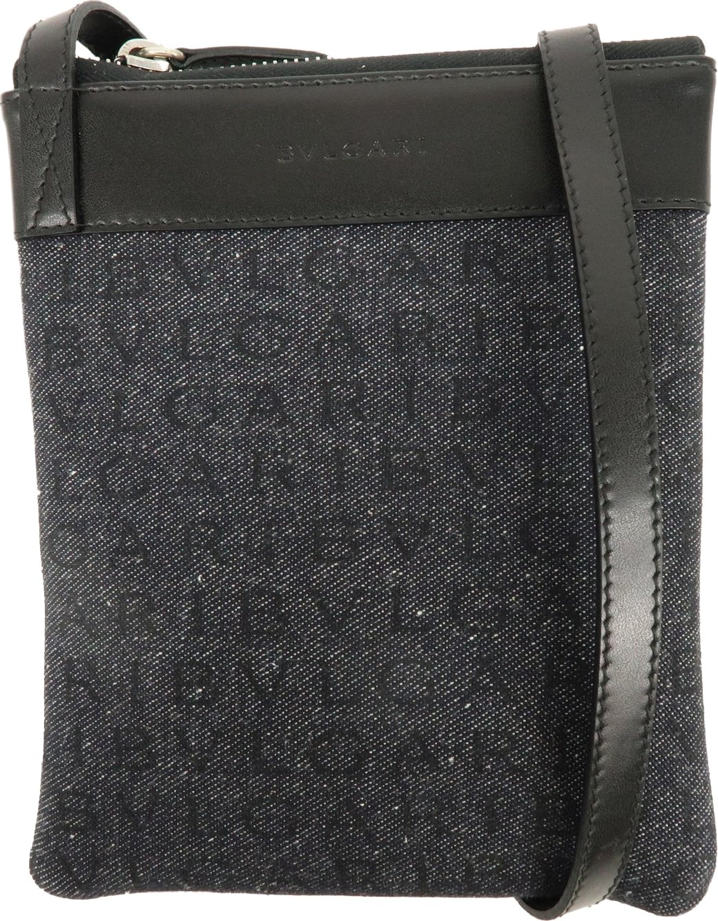 Bvlgari Logomania Canvas with Leather
