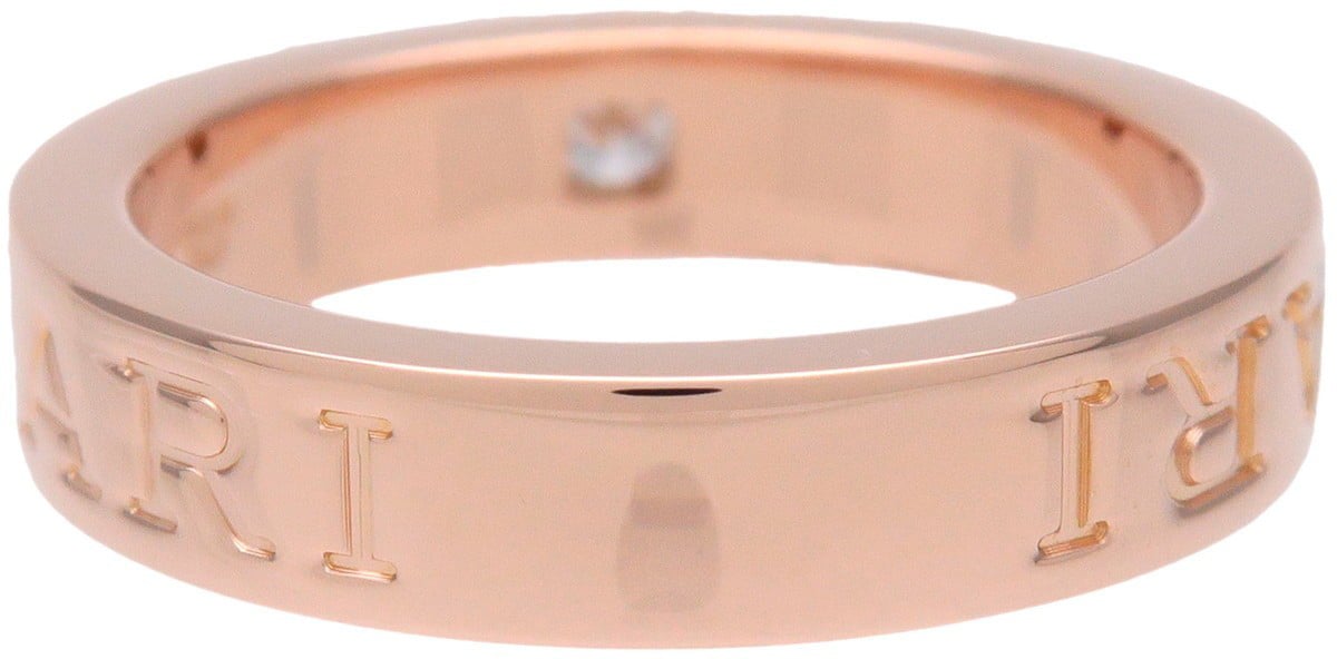 Bvlgari Bvlgari Bvlgari Band 18K Rose Gold with Diamond