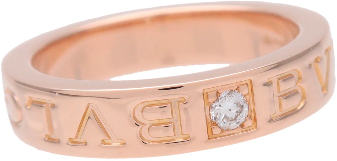 Bvlgari Bvlgari Bvlgari Band 18K Rose Gold with Diamond