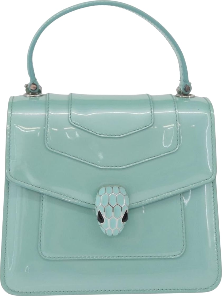 Bvlgari Serpenti Forever Top Handle Patent Small