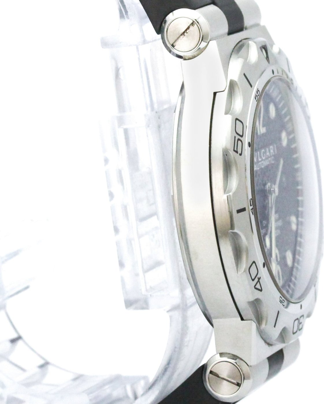 Bvlgari Diagono Automatic Stainless Steel and rubber 42