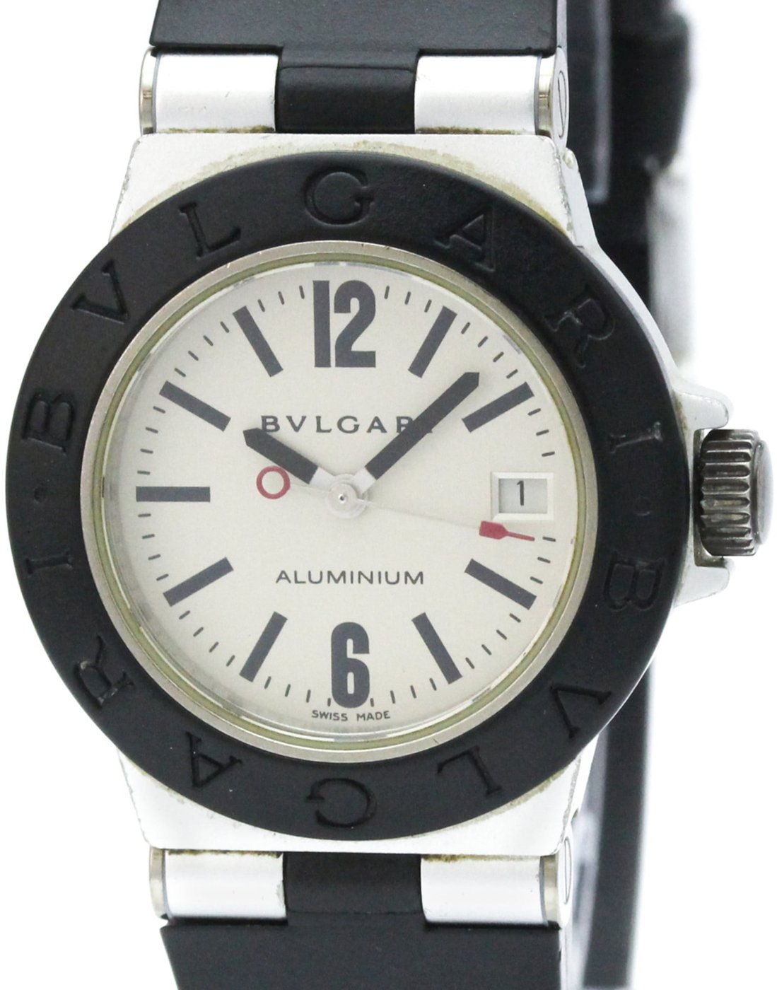 Bvlgari Diagono Quartz Aluminum and Rubber 29