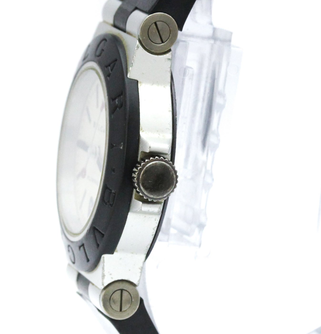 Bvlgari Diagono Quartz Aluminum and Rubber 29