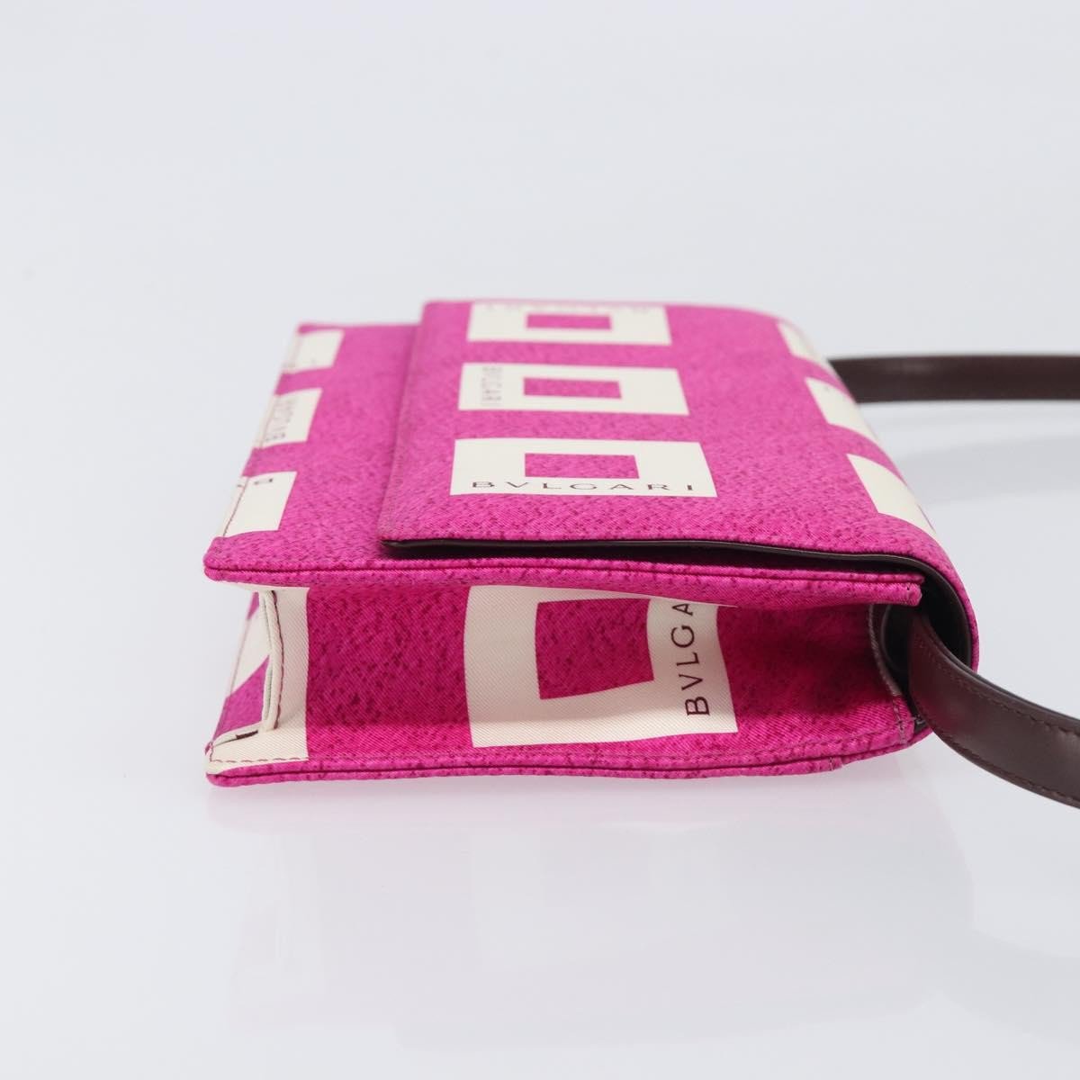Bvlgari Clutch Canvas and Leather