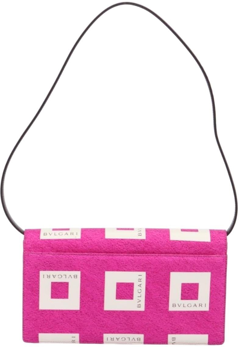 Bvlgari Clutch Canvas and Leather