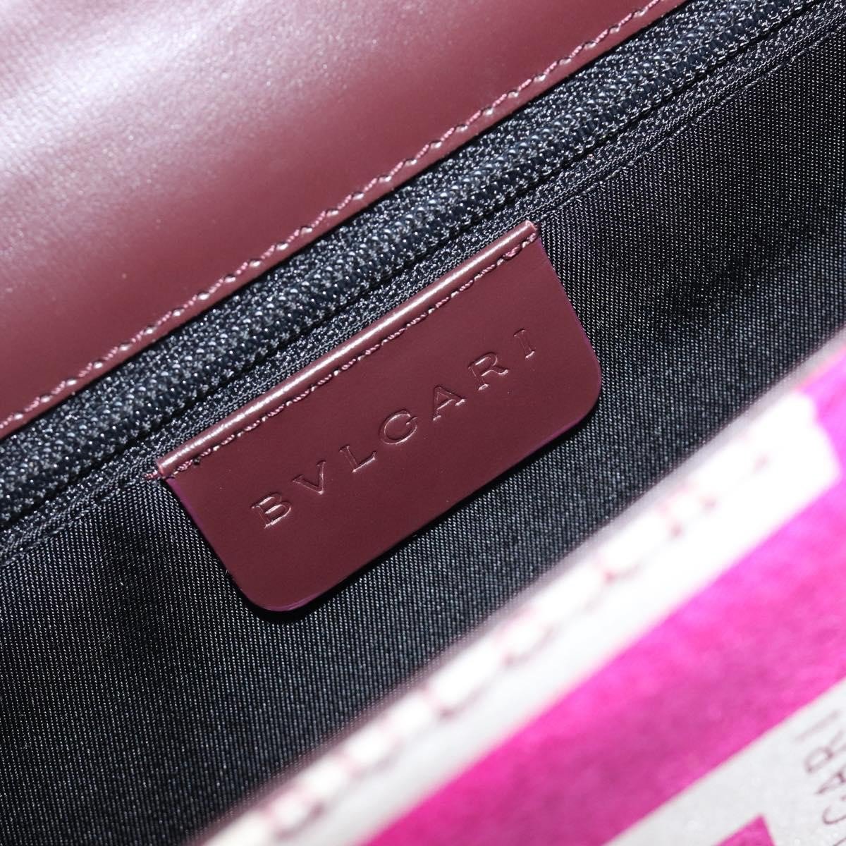 Bvlgari Clutch Canvas and Leather