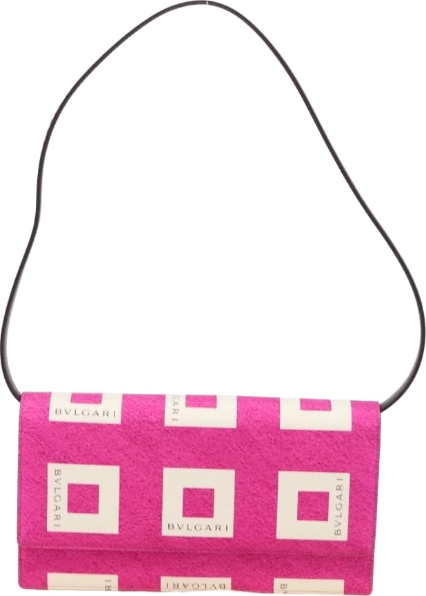 Bvlgari Clutch Canvas and Leather
