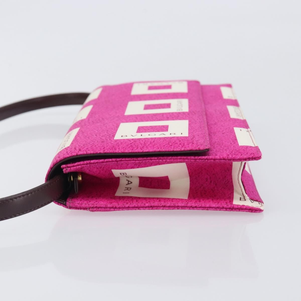 Bvlgari Clutch Canvas and Leather