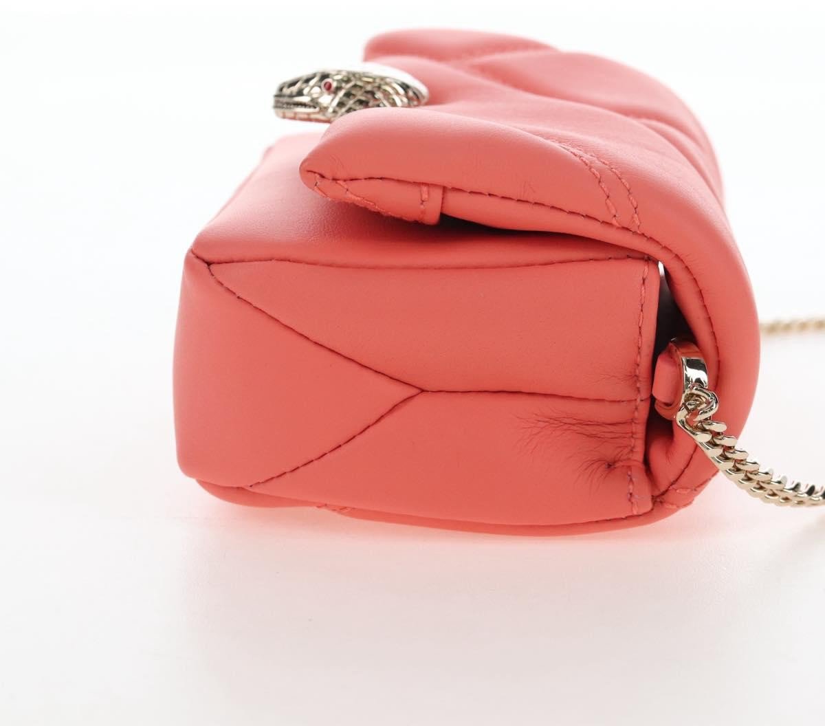 Bvlgari Serpenti Cabochon Diagonal Quilted Leather Micro