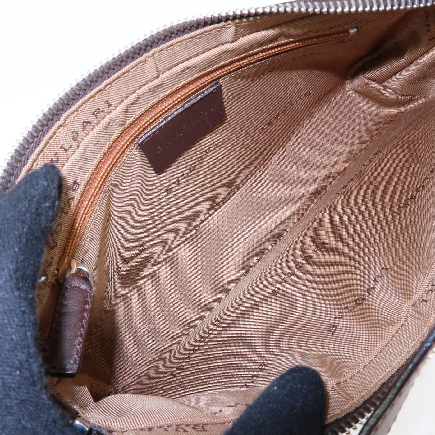 Bvlgari Logomania Canvas with Leather