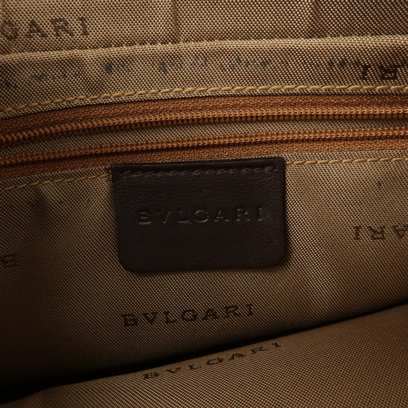 Bvlgari Logomania Canvas with Leather