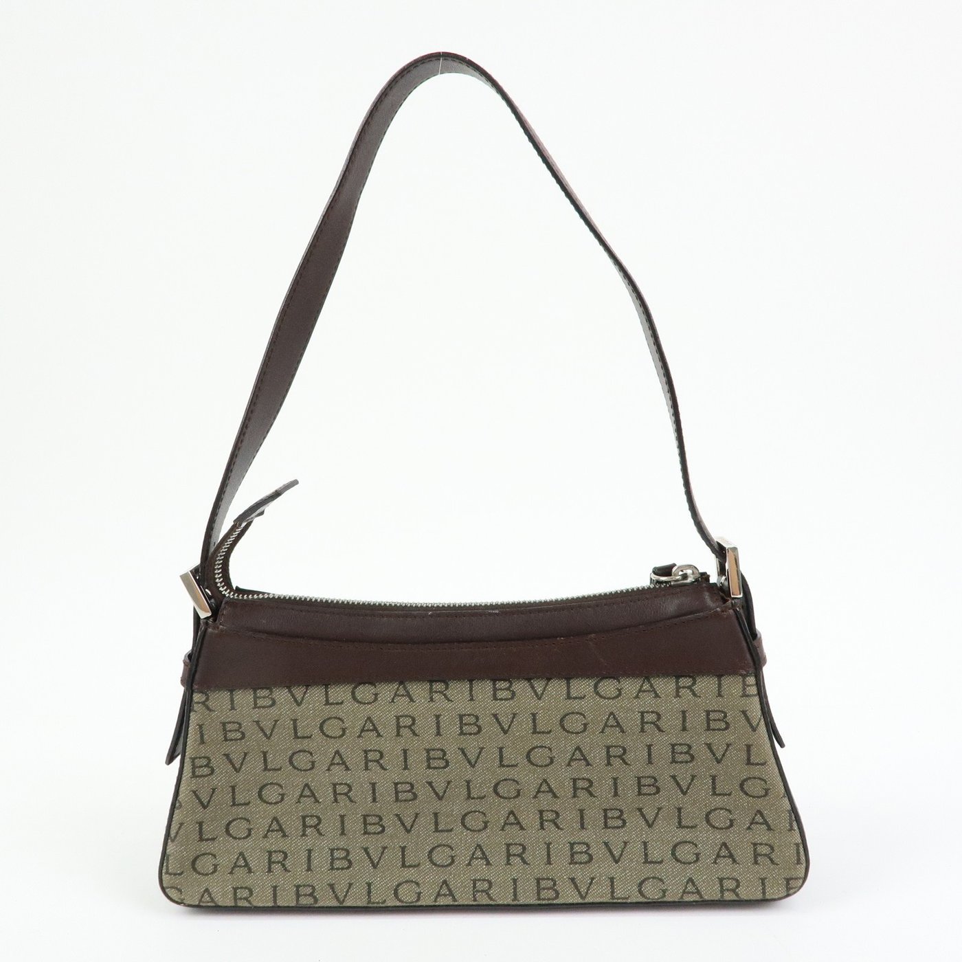 Bvlgari Logomania Canvas with Leather