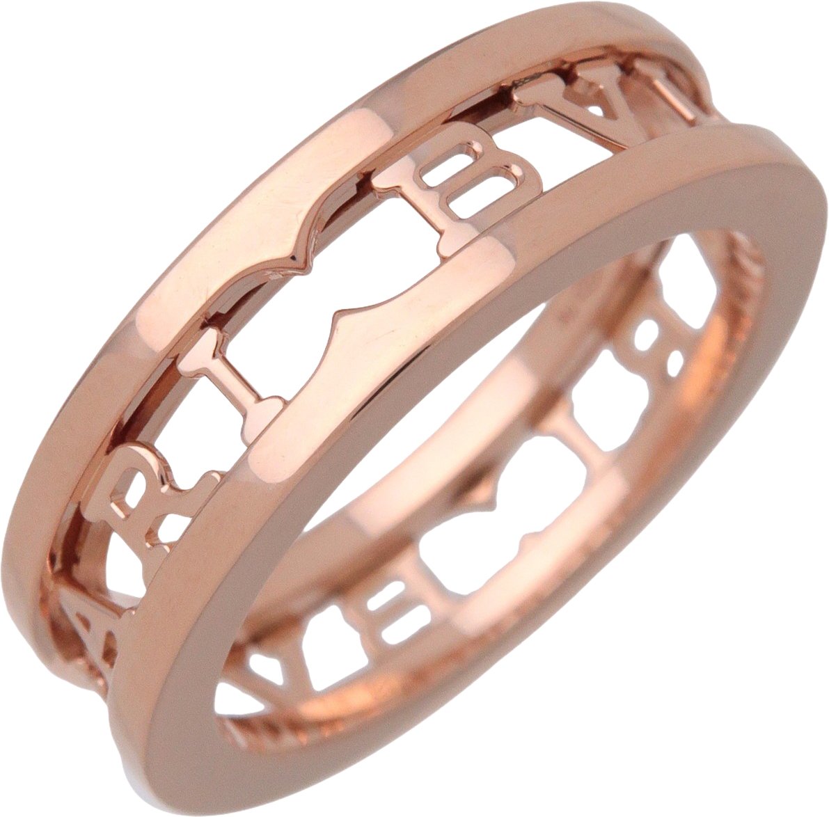 Bvlgari B.Zero1 Logo Openwork 18K Rose Gold