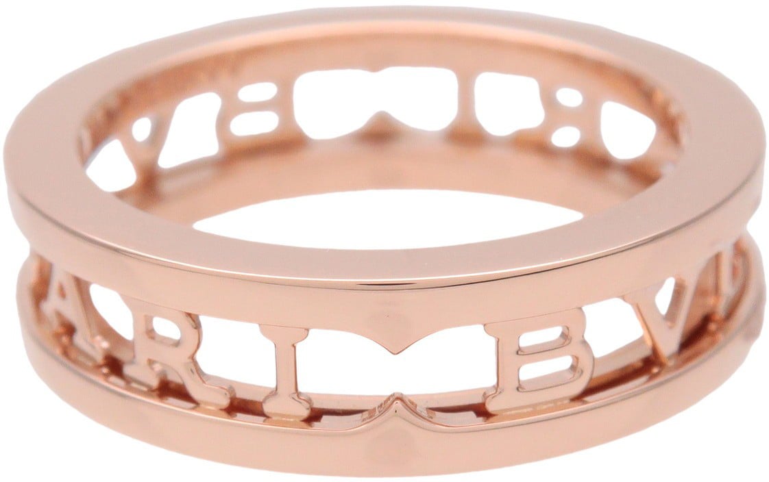 Bvlgari B.Zero1 Logo Openwork 18K Rose Gold