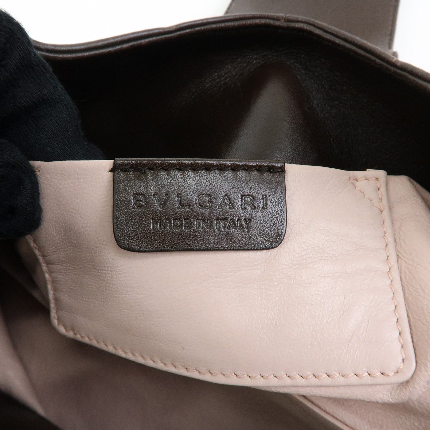 Bvlgari Chandra Hobo Canvas and Leather Large