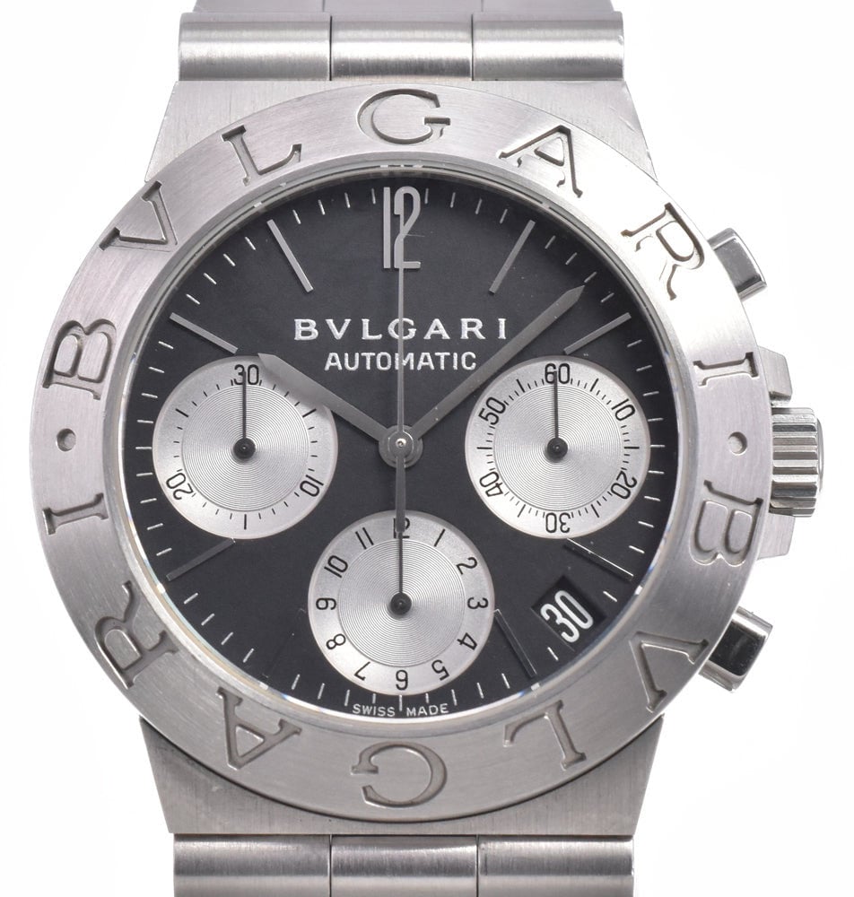Bvlgari Diagono Chronograph Automatic Ceramic with Stainless Steel and Rubber 37