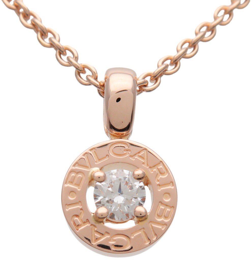 Bvlgari Bvlgari Bvlgari Solitaire Pendant 18K White Gold with Diamond