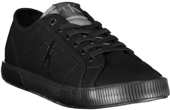 Calvin Klein Black Cotton Men Sneaker