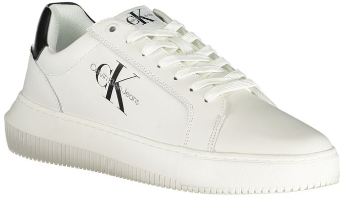 Calvin Klein Sophisticated White Lace-Up Sneakers