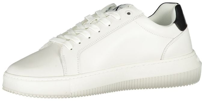 Calvin Klein Sophisticated White Lace-Up Sneakers