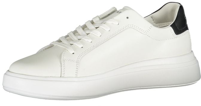 Calvin Klein Sleek White Sneakers with Contrast Accents