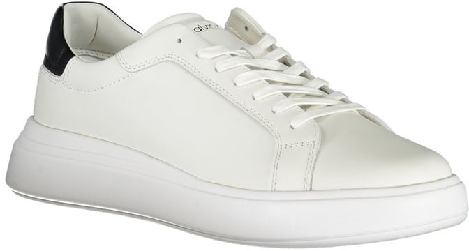 Calvin Klein Sleek White Sneakers with Contrast Accents