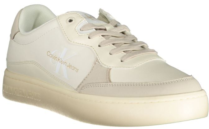 Calvin Klein Bianco Polyurethane Men Sneaker