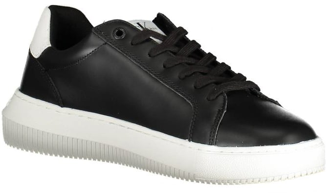 Calvin Klein Nero Leather Men Sneaker