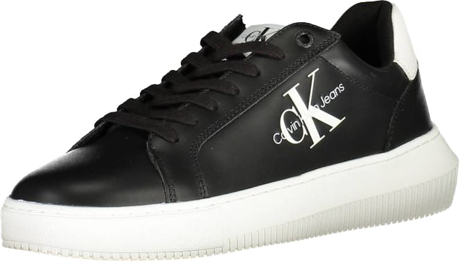Calvin Klein Nero Leather Men Sneaker